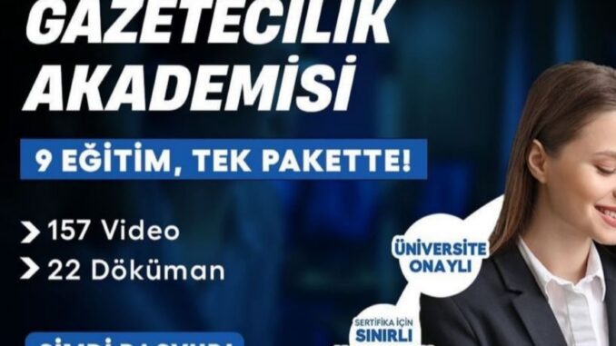 Gazetecilik ticari faaliyet olamaz!