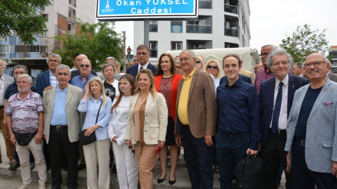OKAN YÜKSEL’İN ADI KARŞIYAKA'DA ‘MERHABA’LAR EŞLİĞİNDE ÖLÜMSÜZLEŞTİ (2)