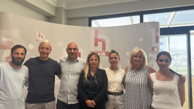 İGC’DEN HALK TV’YE DAYANIŞMA ZİYARETİ